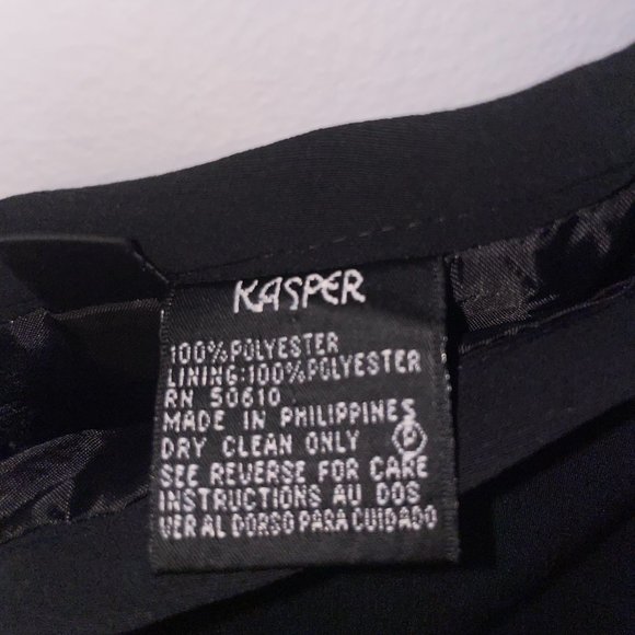 Kasper Black Skirt size 16 *119 - Picture 4 of 4
